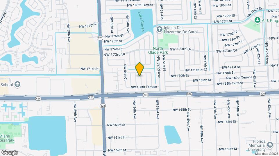 16932 NW 53rd Ct-Unit -0 Map and Location Details