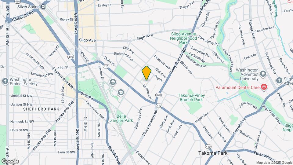 7502 Alfred Dr, Unit Downstairs Map and Location Details