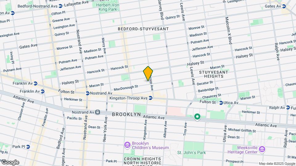 129 Macdonough St Map and Location Details