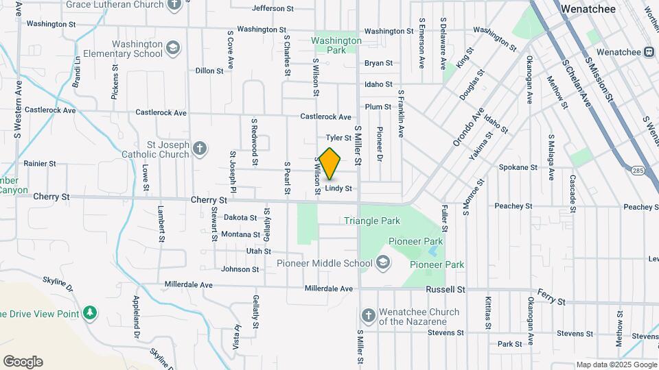 1030 Lindy St Map and Location Details