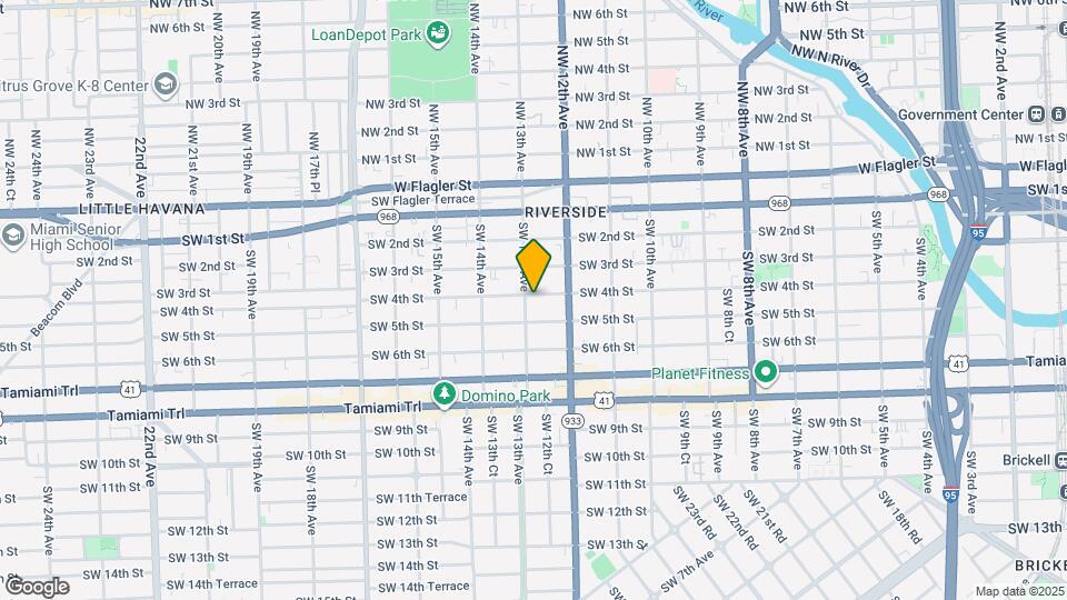 1262 SW 4th St Map and Location Details