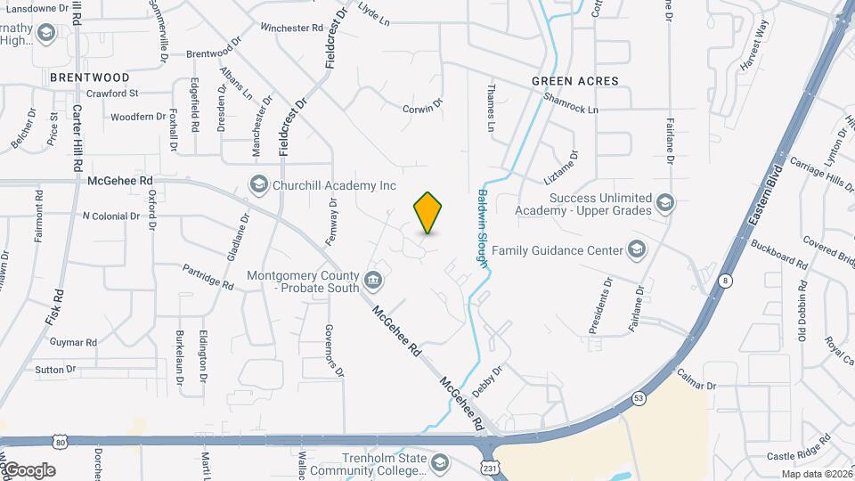 3509 Heatherbrooke Ct Map and Location Details