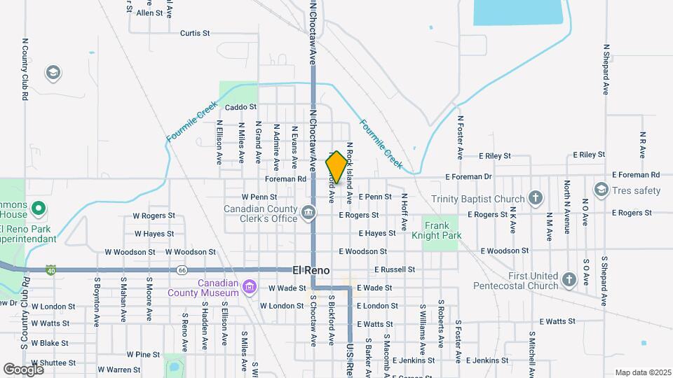 412 N Bickford Ave Map and Location Details
