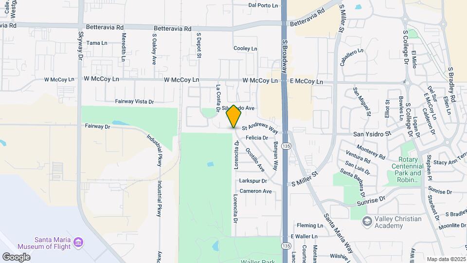 2545 Ocotillo Ave Map and Location Details