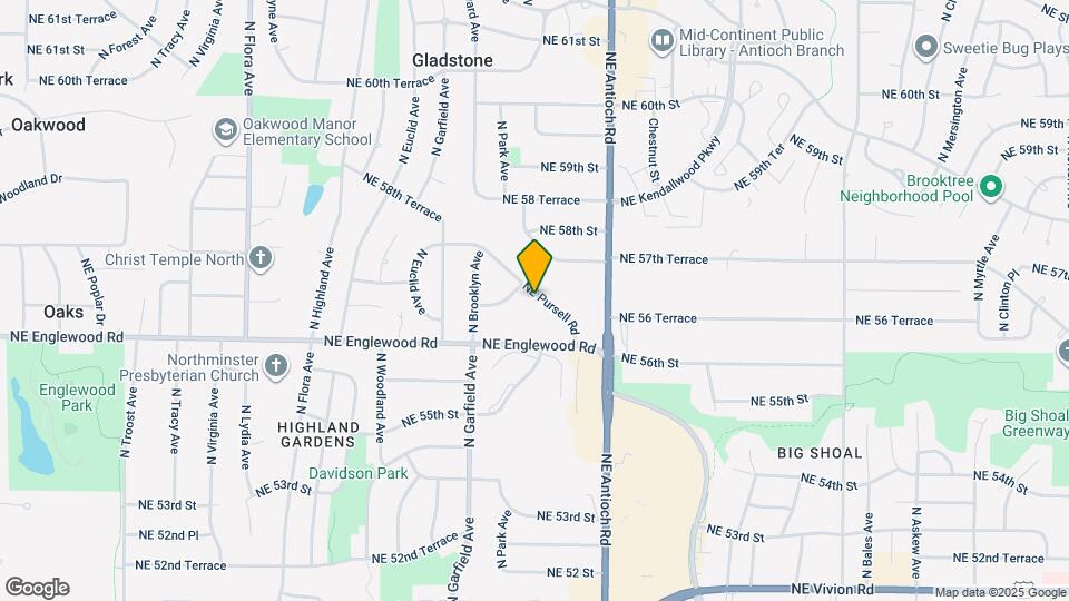 2403 NE Pursell Rd Map and Location Details