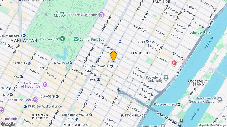 178 E 64th St Map and Location Details