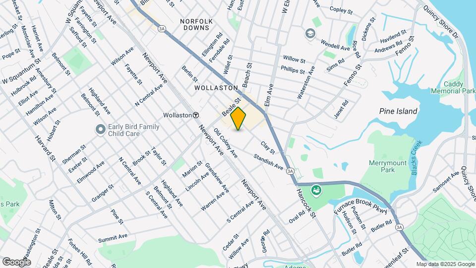 Wollaston Manor - Age 62+ or Disabled Map and Location Details