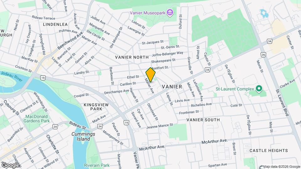 251 Marier Ave Map and Location Details