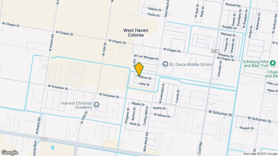 3804 Zelma St Mapa y Detalles de la Ubicación