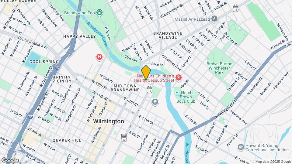 1500 N French St Map and Location Details