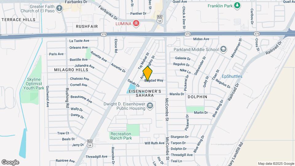 5616 Bagdad Way Map and Location Details
