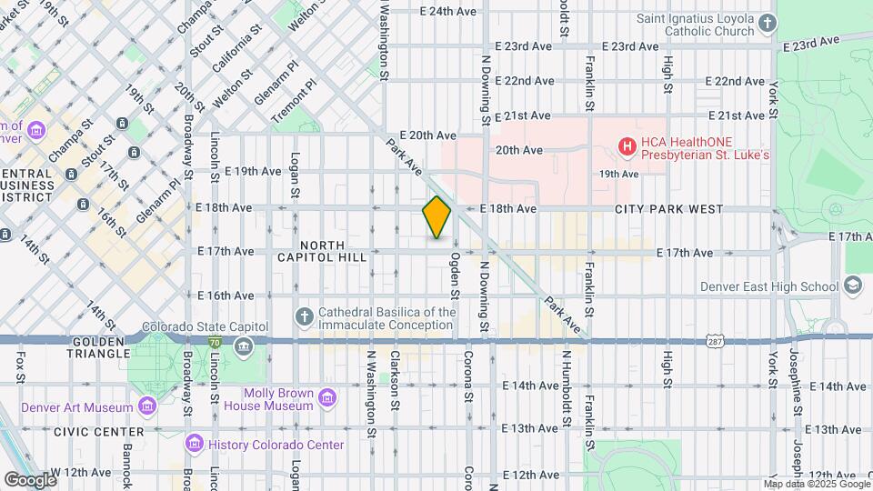 1700 Emerson St Mapa y Detalles de la Ubicación