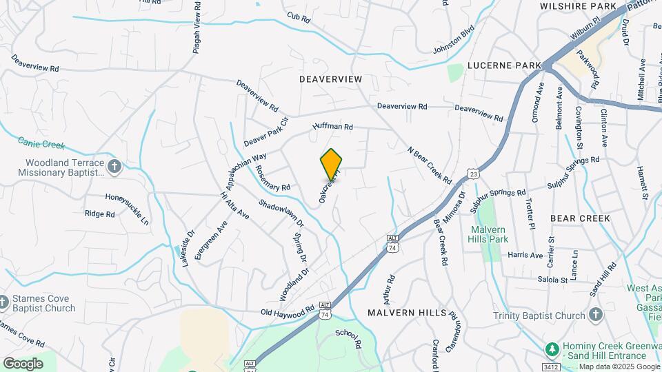 26 Oakcrest Pl Map and Location Details