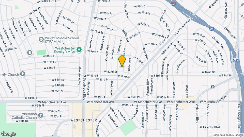 8107 Yorktown Ave Map and Location Details