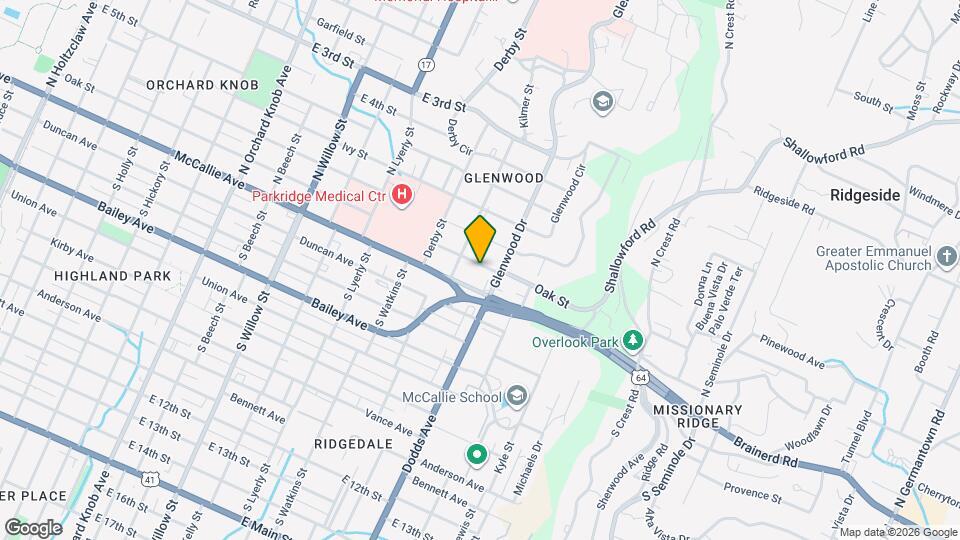 2510 Oak St Mapa y Detalles de la Ubicación