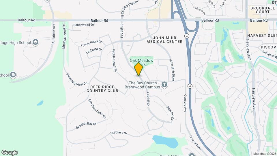 333 Foothill Dr Mapa y Detalles de la Ubicación