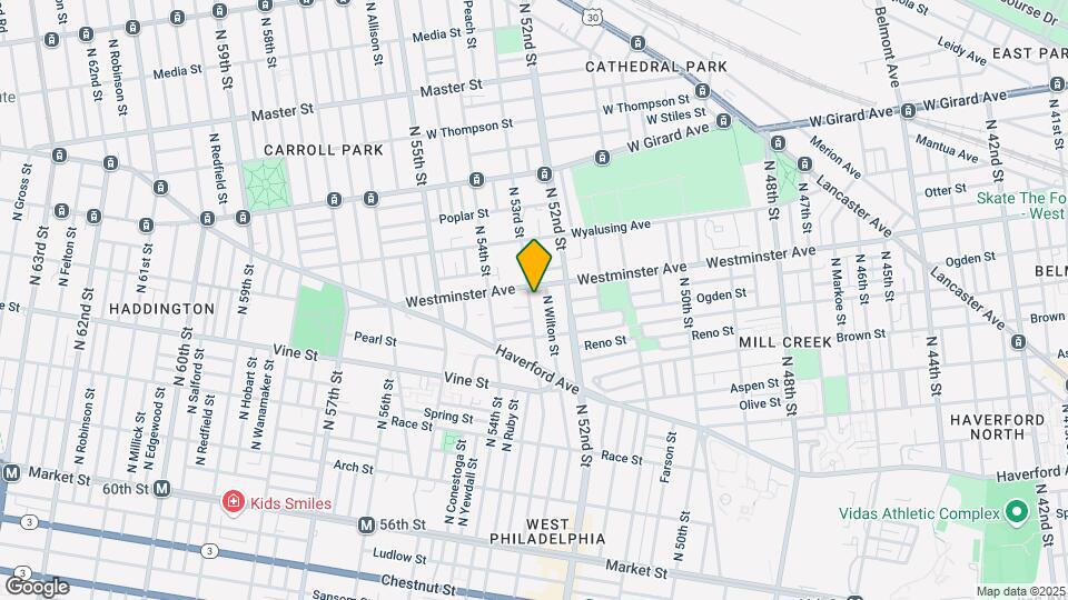 445 N 53rd St Map and Location Details