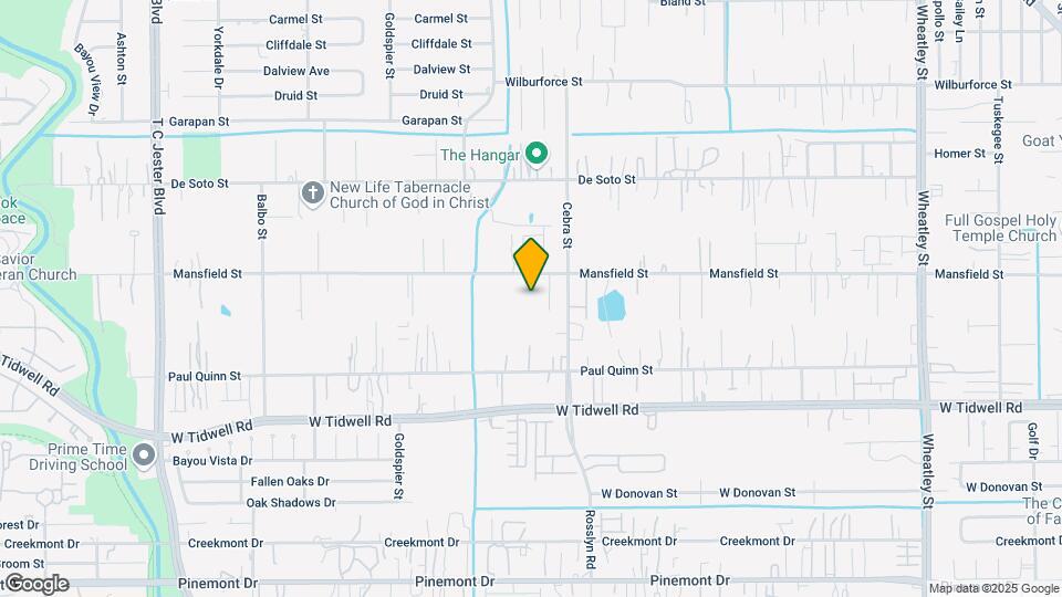 5817 Mansfield St Map and Location Details