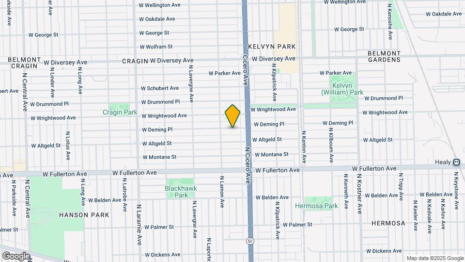 4831 W Deming Pl Map and Location Details