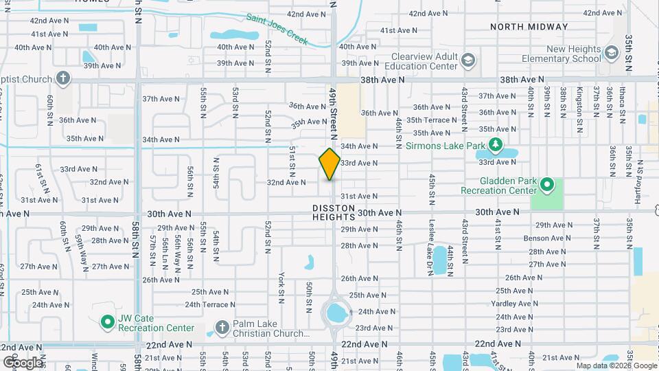 3128 49th Street N Map and Location Details