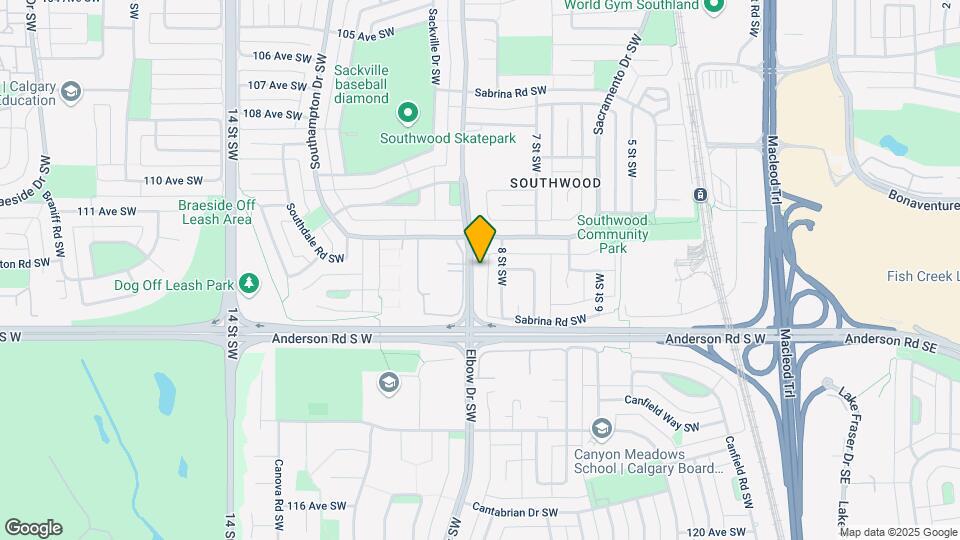 11420 Elbow Dr SW Map and Location Details