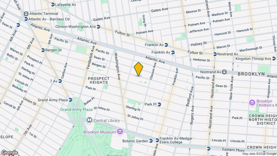 812 Bergen St Mapa y Detalles de la Ubicación