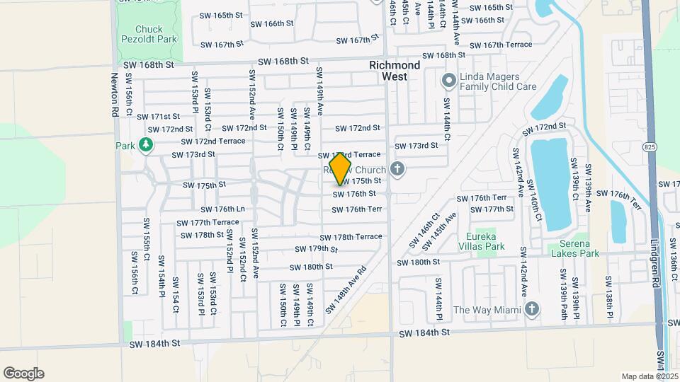 14849 SW 176th St Map and Location Details