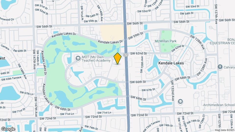 6325 SW 138th Ct Map and Location Details