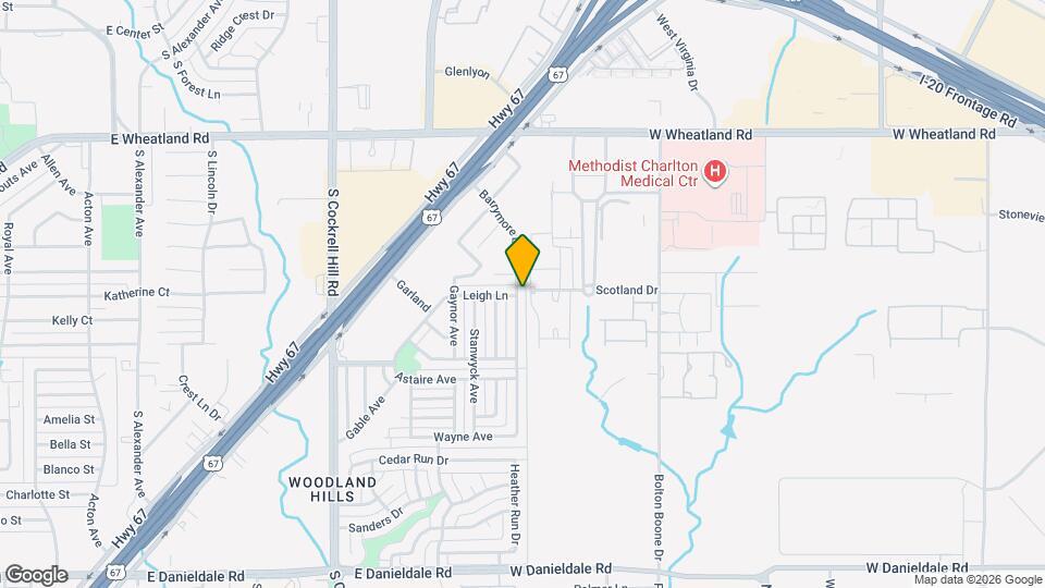 1006 Barrymore Ln Map and Location Details