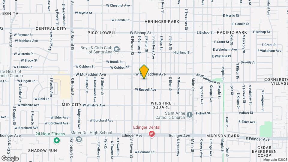 1124 S Parton St Map and Location Details