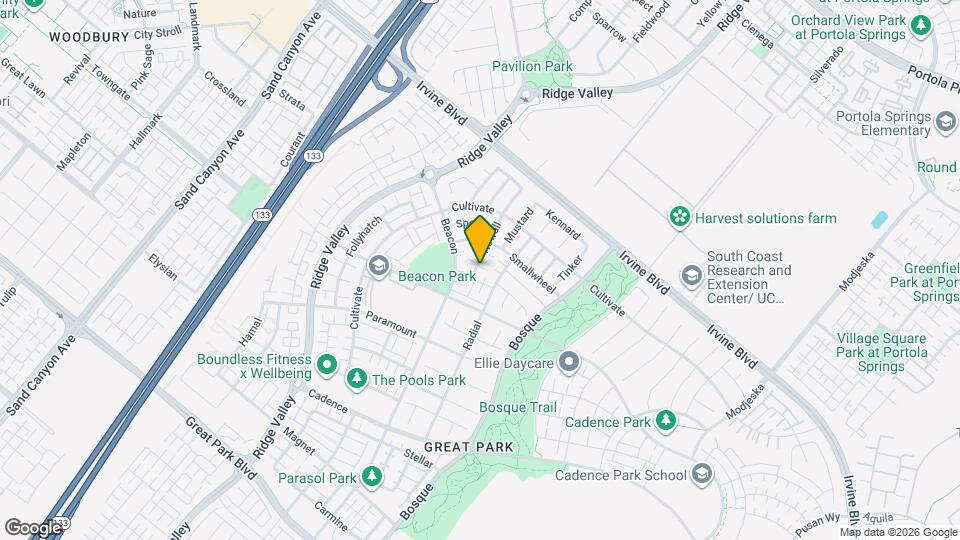 233 Radial Map and Location Details