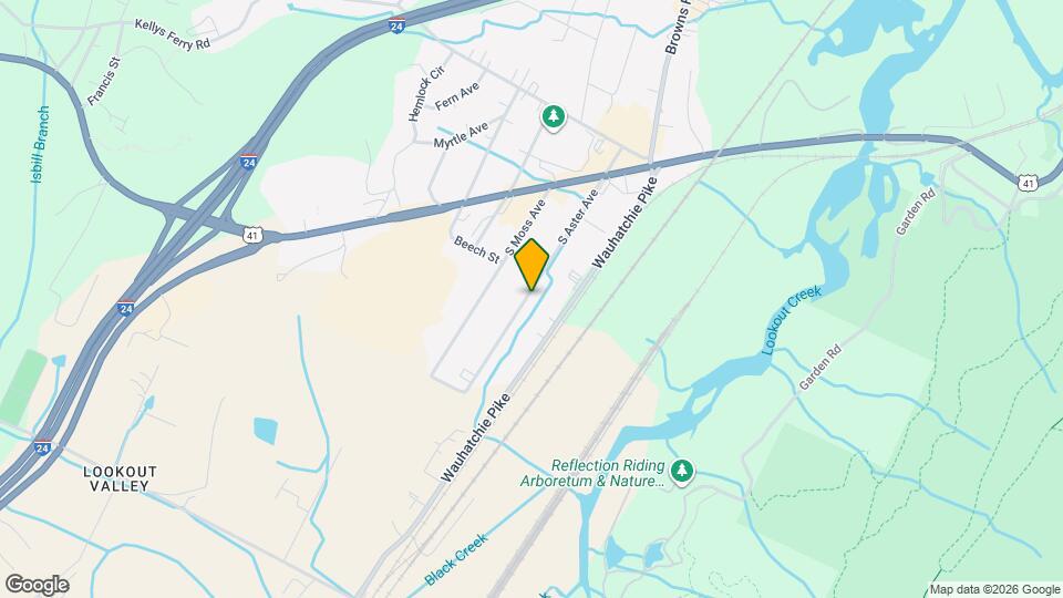 206 S Aster Ave Map and Location Details