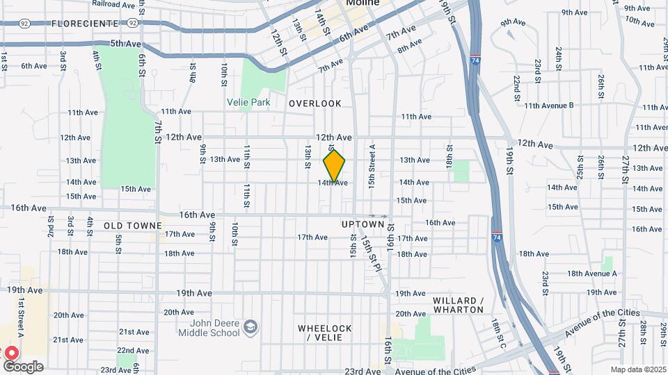1402 14th St Map and Location Details