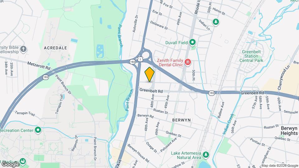 4711 Branchville Rd Map and Location Details