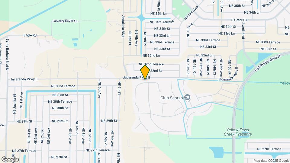 2722 Blue Cypress Lake Ct Map and Location Details