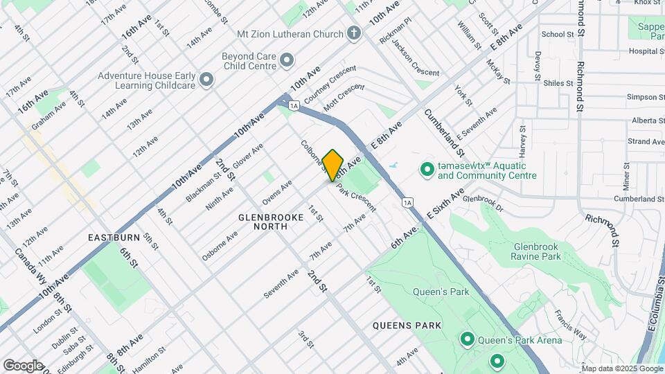 746 Park Cres Map and Location Details