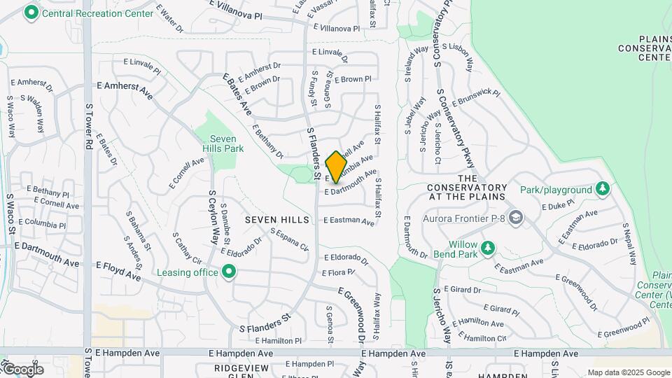 19739 E Dartmouth Ave Map and Location Details