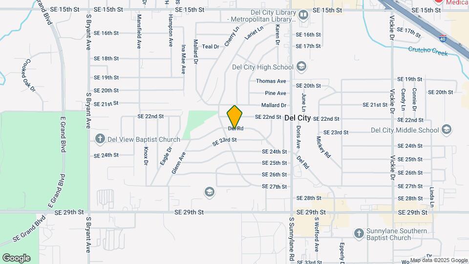 3916 Del Rd Map and Location Details