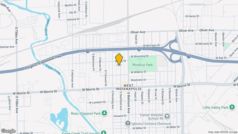 1028 S Sheffield Ave Map and Location Details