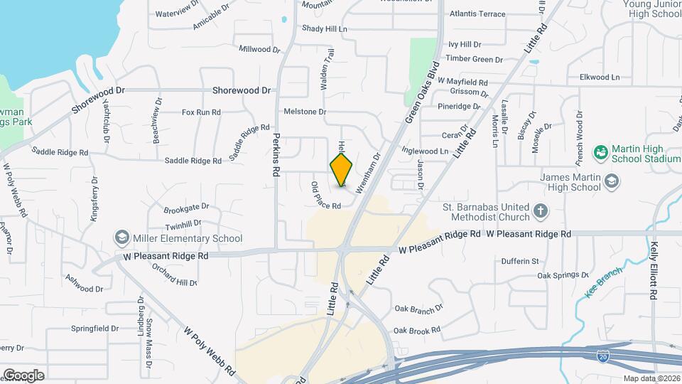 3908 Helmsford Dr Map and Location Details