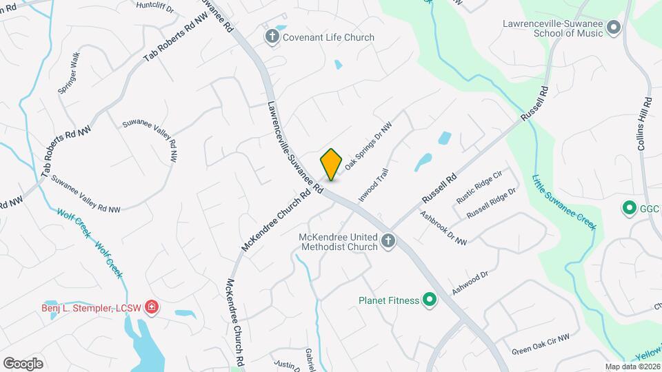 1695 Lawrenceville-Suwanee Rd Map and Location Details