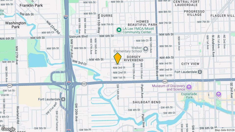 1421 NW 3rd St Map and Location Details