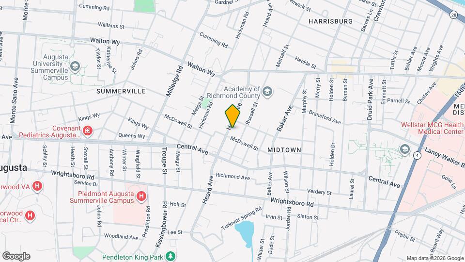 972 Heard Ave Map and Location Details