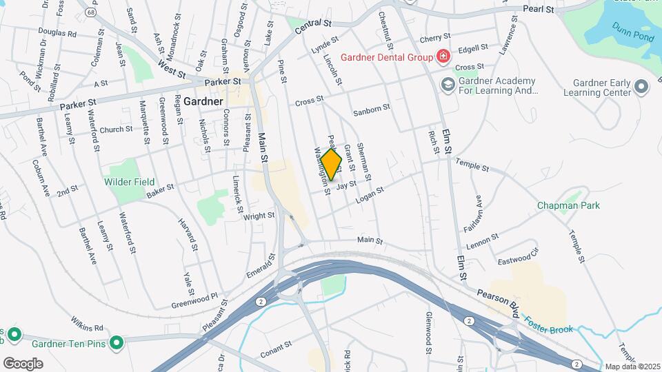 164 Washington St Map and Location Details