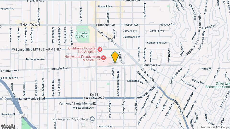 4563 W Fountain Ave Map and Location Details