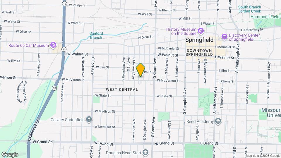 811 W Mt Vernon St Map and Location Details