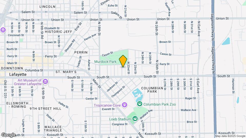 25 N 21st St Map and Location Details