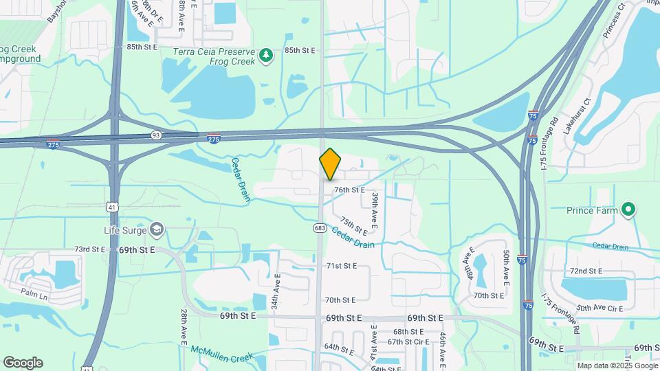 3610 76th St E Map and Location Details