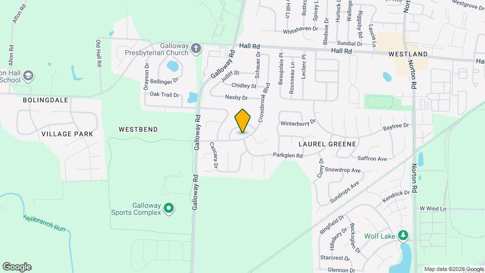 1315 Crossbrook Blvd Map and Location Details