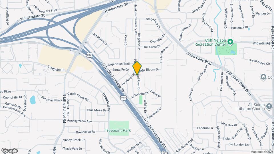 5106 Red River Dr Map and Location Details